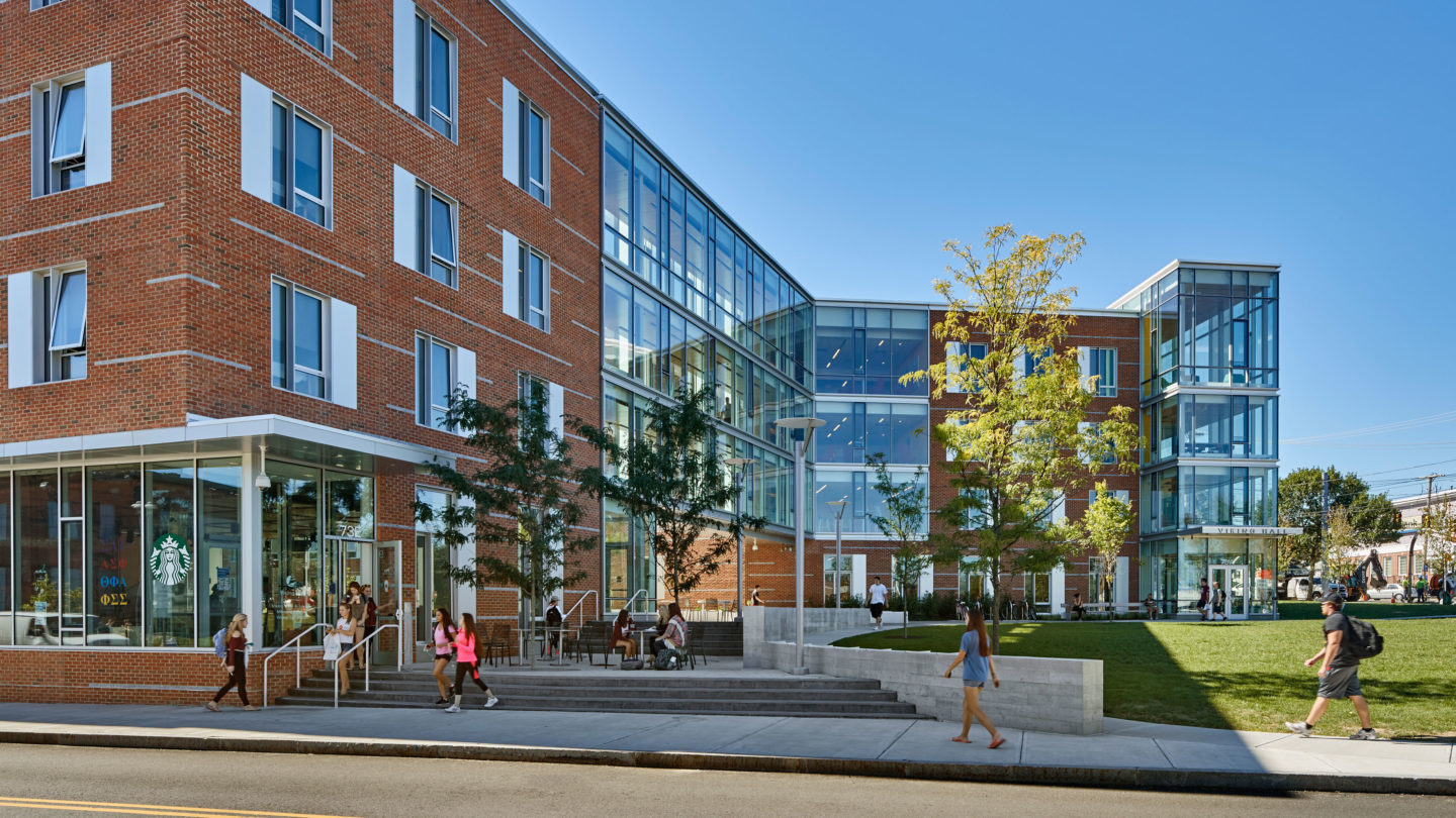 Salem State University Viking Hall - Wagner Hodgson Landscape Architecture